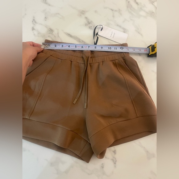 🧸 NWT Varley Atrium Shorts 4.5” Golden Bronze Drawstring Lounge Small - Picture 4 of 8